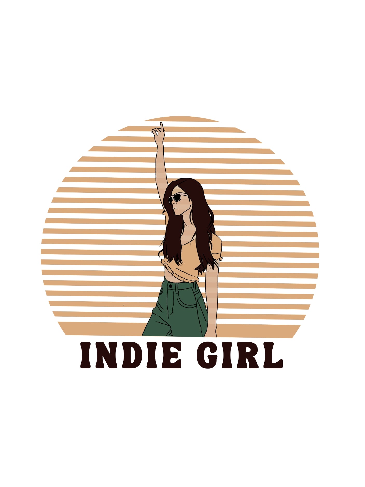 Indie Girl Oversize T-shirt